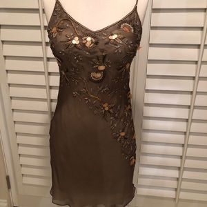 Olive brown/green gorgeous dress